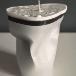 Anarchy Candle in White and Black