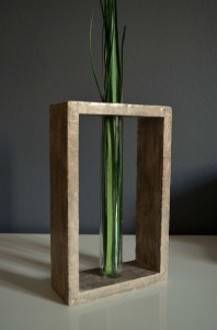 Transparent Glass Tube Vase