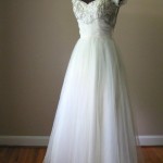 40s 50s Vintage Wedding Dress