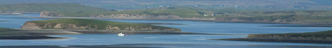 Clew Bay in Western Ireland