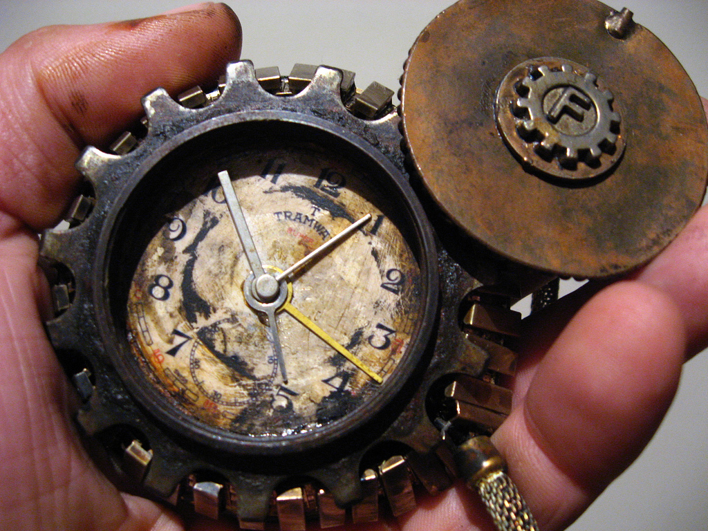 steampunk pocket watch